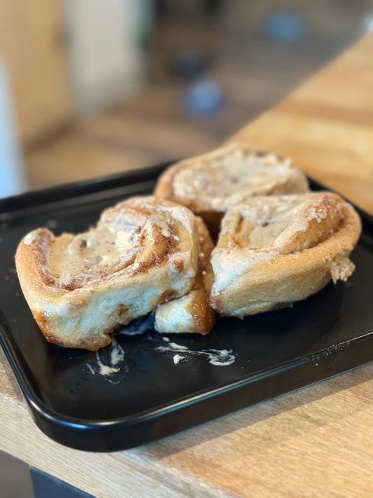 Irresistible Cinnamon Rolls with 1992 Honey Co Creamed Cinnamon Honey